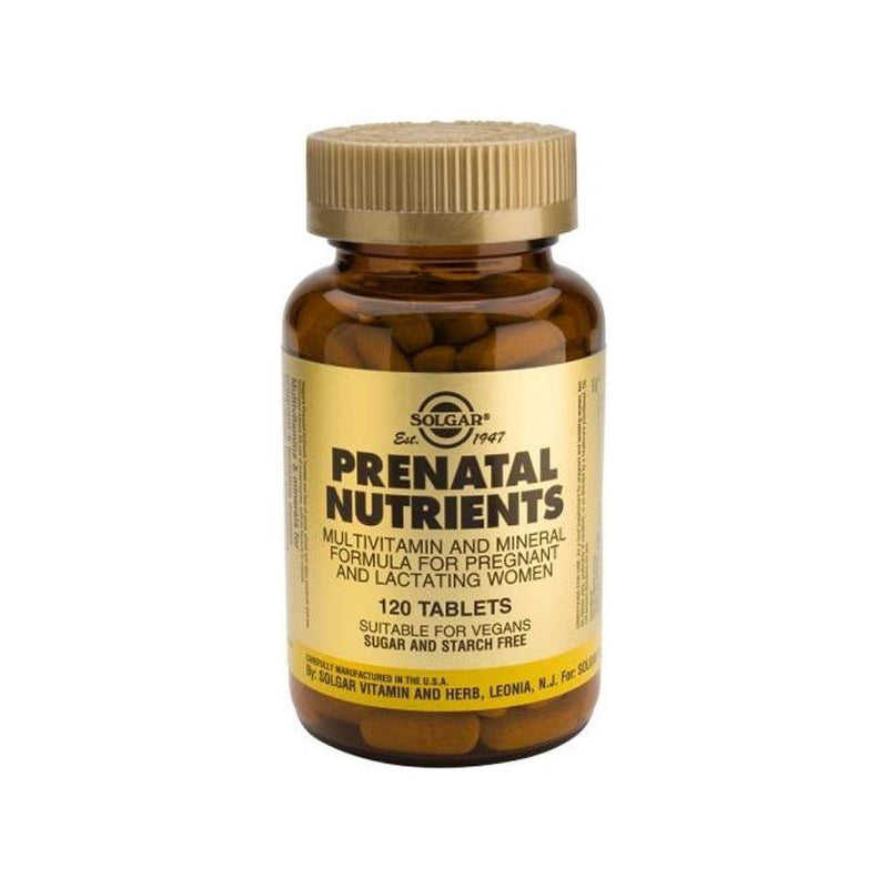 SOLGAR Solgar Prenatal Nutrients 120 Tablets Prenatal Vitamins