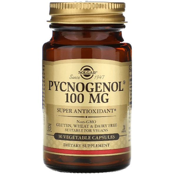 Solgar Pycnogenol 100 mg 30 Vegetable Capsules