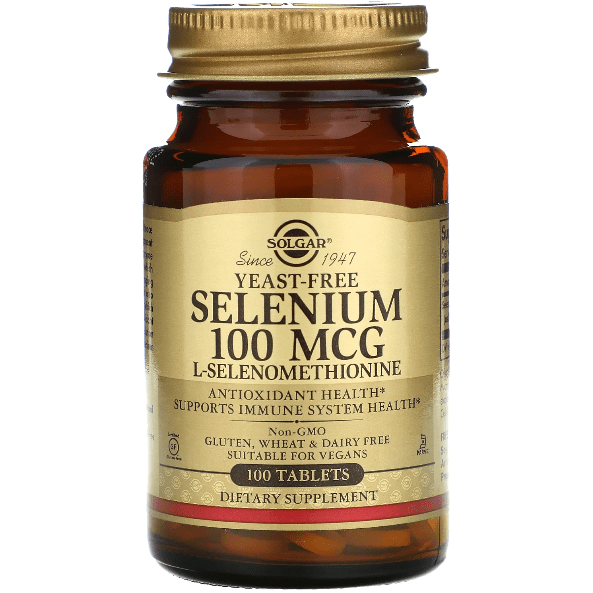 Solgar Selenium Yeast Free 100mcg 100 Tablets
