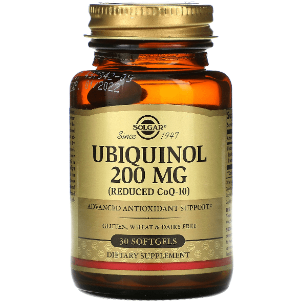Solgar Ubiquinol 200 mg (Reduced CoQ-10) 30 Softgels