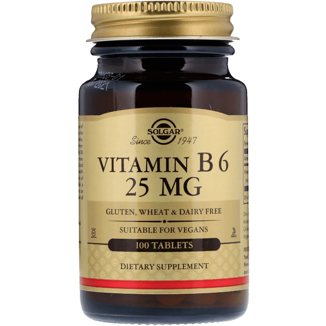 Solgar Vitamin B6 25 mg 100 Tablets