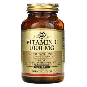SOLGAR Solgar Vitamin C 1000mg 90 Tablets Vitamin C Supplement