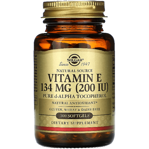 SOLGAR Solgar Vitamin E 200 IU 100 Alpha Softgels Vitamins & Supplements