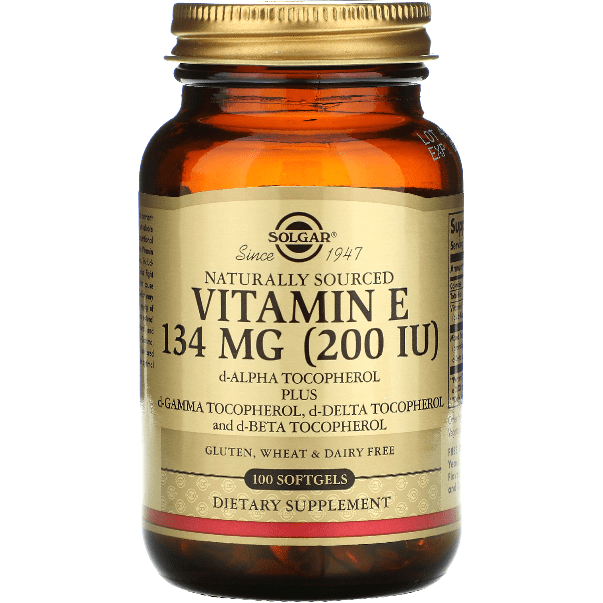 SOLGAR Solgar Vitamin E 134 mg (200 IU) 100 Softgels Vitamin E Supplement