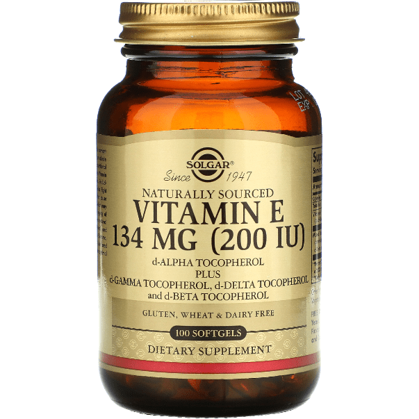 Solgar Vitamin E 134 mg (200 IU) 100 Softgels