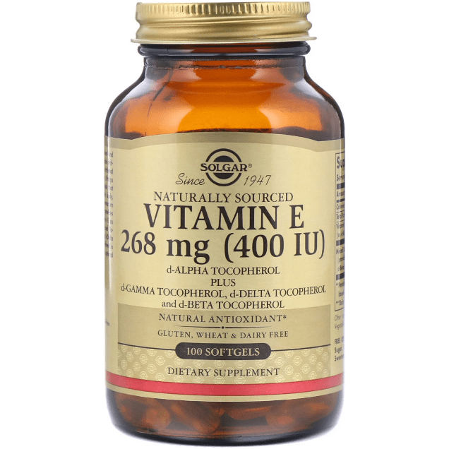 SOLGAR Solgar Vitamin E 268 mg (400 IU) 100 Alpha Softgels Vitamins & Supplements
