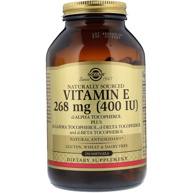 SOLGAR Solgar Vitamin E 268 mg (400 IU) 250 Softgels Vitamins & Supplements