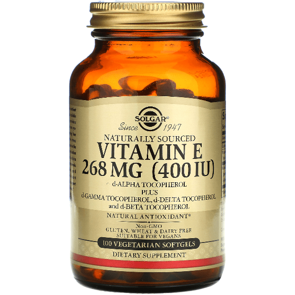 Solgar Vitamin E 268 mg (400 IU) 100 Vegetarian Softgels