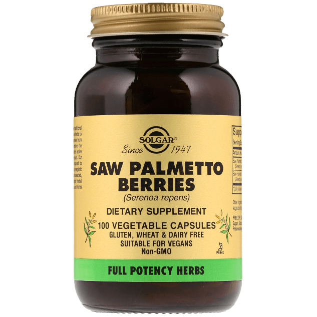 Solgar FP Saw Palmetto Berries 100 Vegetable Capsules