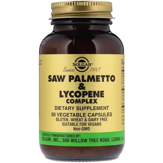 Solgar Saw Palmetto & Lycopene Complex 50 Vegetable Capsules