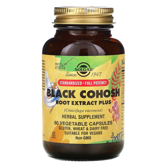 Solgar SFP Black Cohosh Root Extract 60 Vegetable Capsules