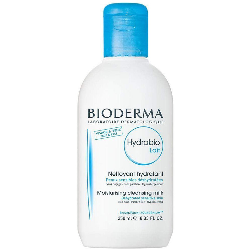 Bioderma Bioderma Hydrabio Lait  Moisturising Cleansing Milk for Sensitive Dehydrated 250ml Cleansing Milk White Smoke