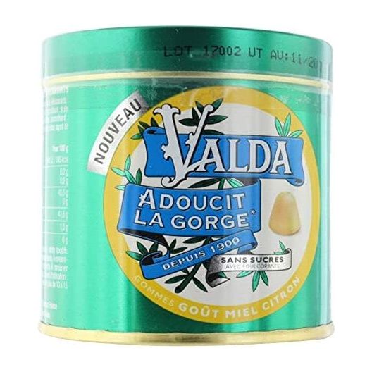 Valda Sugar Free Honey Lemon Flavor Gum 160 G