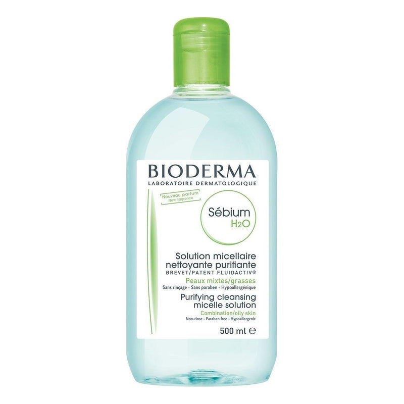 Bioderma Bioderma Sebium H2O Micelle Solution, Combination or Oily Skin, 16.91 Oz Skin Care Solution