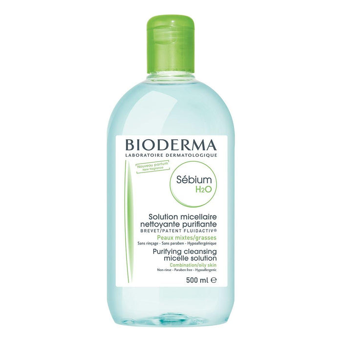 Bioderma Sebium H2O Micelle Solution, Combination or Oily Skin, 16.91 Oz