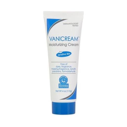 VaniCream Moisturizing Skin Care Cream Tube 4 Oz