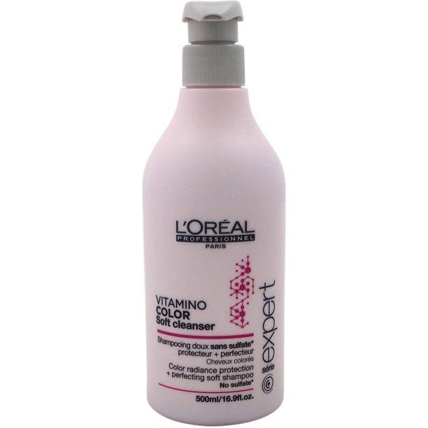 L'Oreal Professional Vitamino Color Soft Cleanser Shampoo for Unisex 16.9 Oz