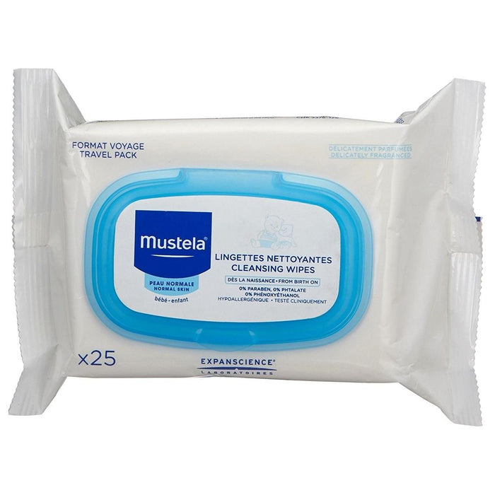 Mustela Facial Cleansing Cloths 25 Ct