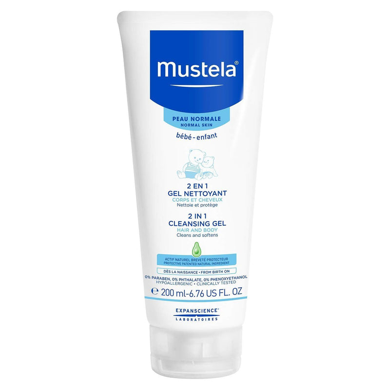 Mustela Mustela 2-in-1 Cleansing Gel  6.76 Oz Cleansing Gel