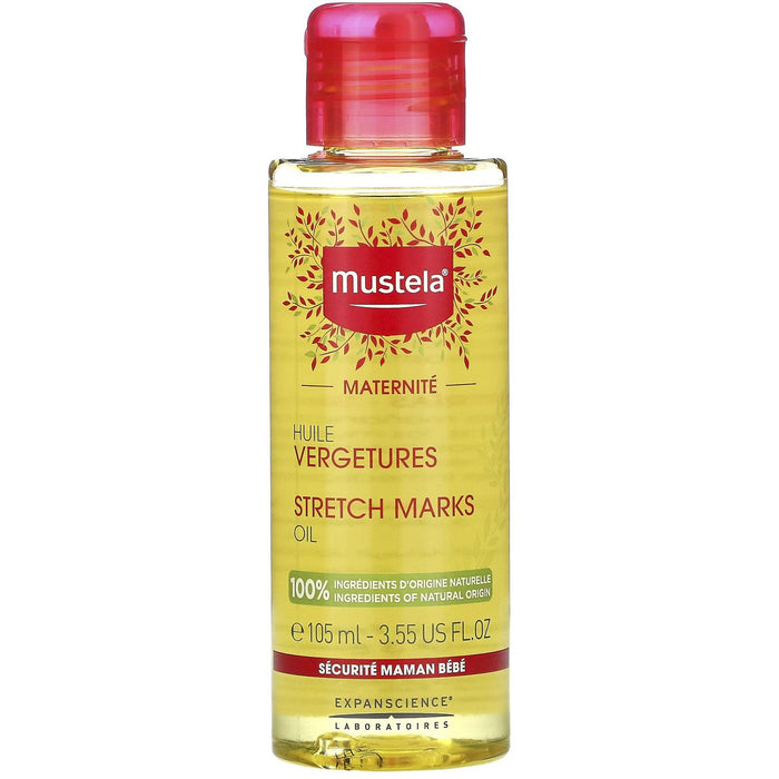 Mustela Stretch Marks Oil Fragrance Free 3.55 fl oz