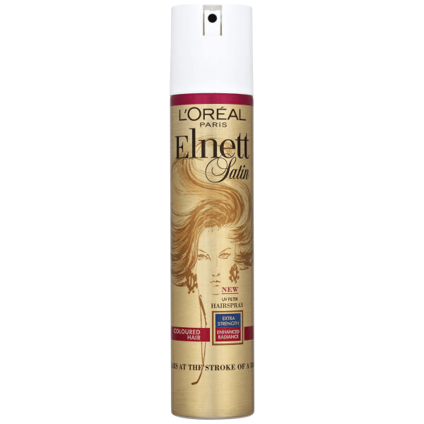 Elnett L'Oreal Elnett Satin Uv Filter Coloured Hair Extra Strength Hairspray 300Ml Hairspray