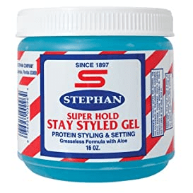 Stephan Stay Styled Hair Gel Super Hold 16oz