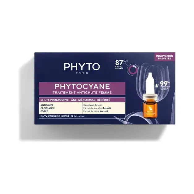 Phyto Phyto PhytoCyane Progressive Anti-Hair Loss Treatment 12 x 5ml Hair Loss Treatment