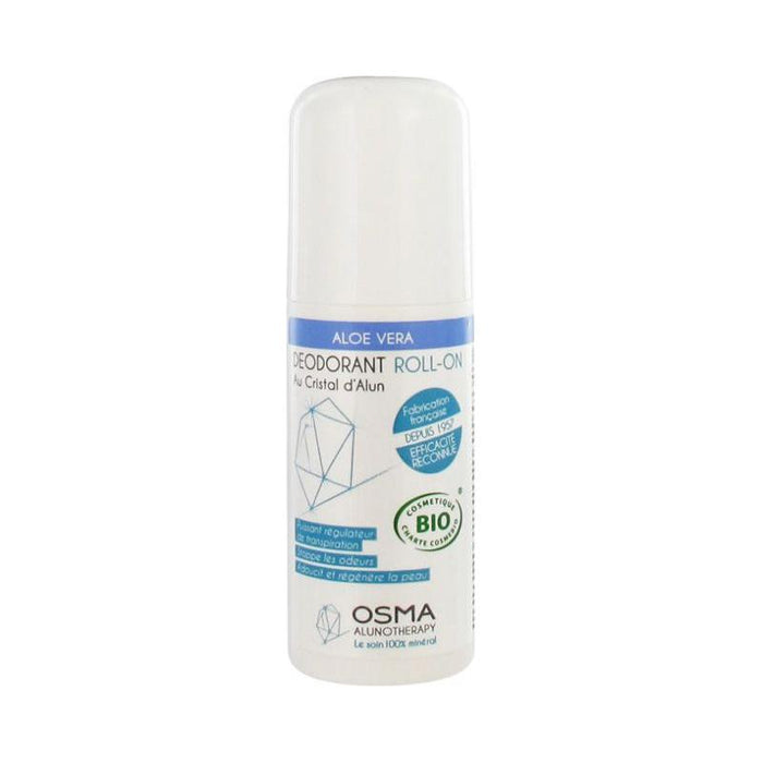 Osma Organic Deodorant Roll-On Aloe Vera & Alum Stone 50ml