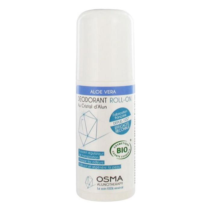 Osma Organic Deodorant Roll-On Aloe Vera, Witchhazel & Alum Stone 50ml