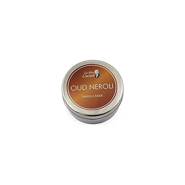 Le Pere Lucien Oud Neroli Shaving Soap Steel Box 150G