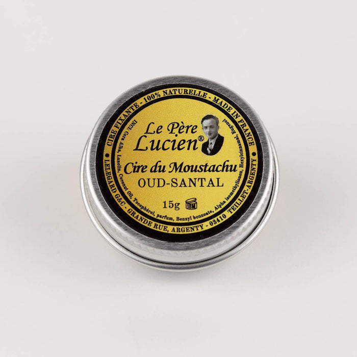 Le Pere Lucien Oud Santal 100% Natural Mustache Wax 15g