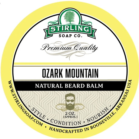 Stirling Soap Co. Ozark Mountain Beard Balm 3 Oz