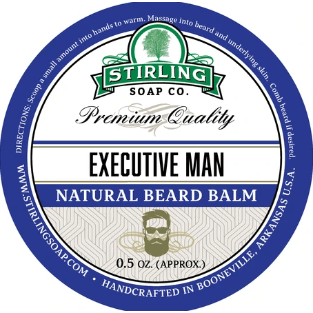 Stirling Soap Co. Executive Man Beard Balm 3 Oz