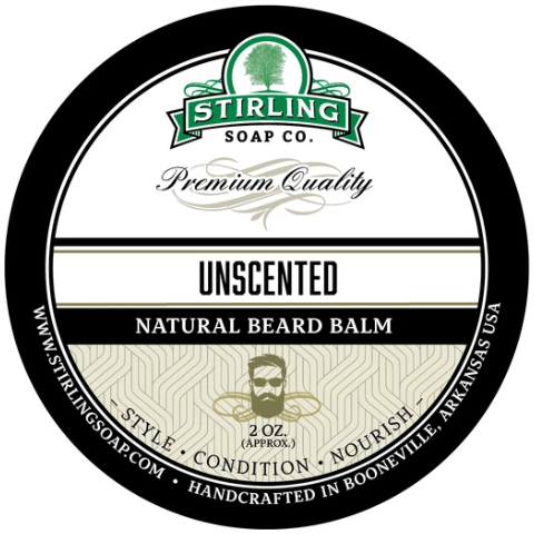 Stirling Soap Co. Unscented  Beard Balm 3 Oz