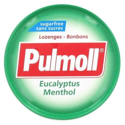 Pulmoll Eucalyptus Menthol Sugar Free Lozenges 45 g