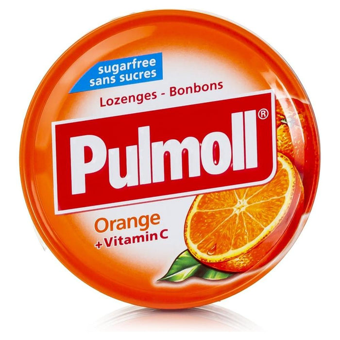 Pulmoll Orange + Vitamin C Sugar Free Lozenges 45g