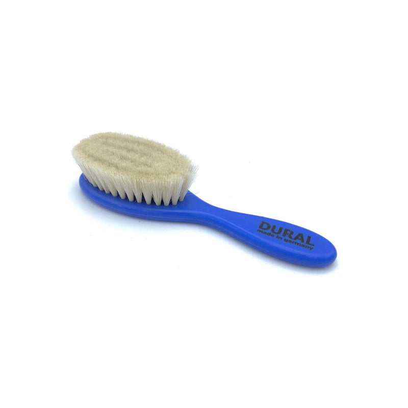 Dural Dural Baby Brush 5 Rows Plastic Goats Hair Baby Hair Brush Royal Blue