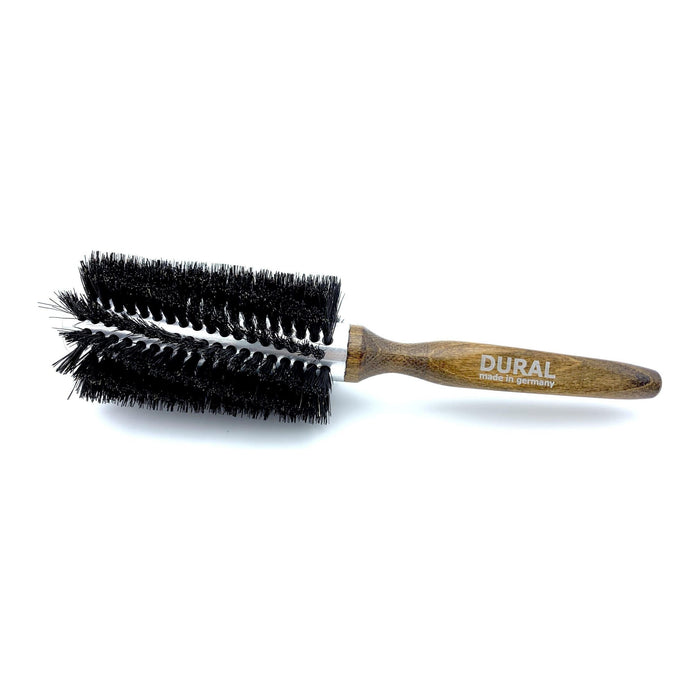 Dural Quick-Styler Hair Brush For Styling & Care Boar Bristles Beech Wood