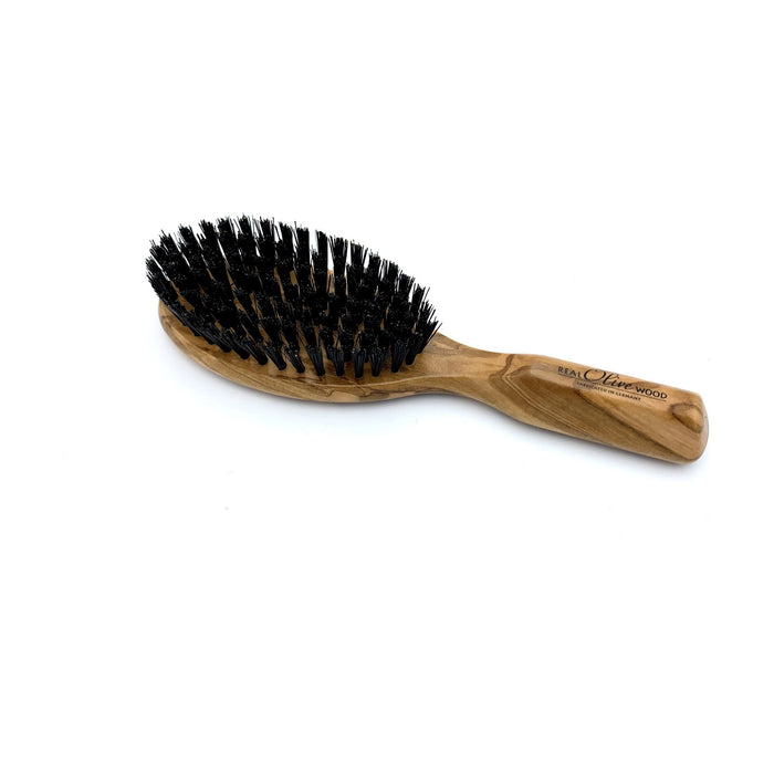 Dural Hair Brush 7 Rows Olive Wood Boar Bristles