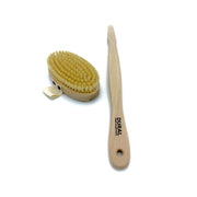 Dural Dural Bath Brush Pure Natural Bristles Plain Wood Bath Brush