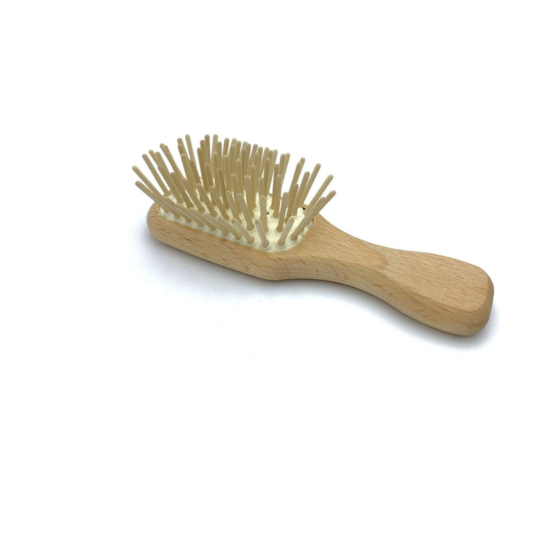 Dural Dural Mini Cushion Brush Rubber Cushion with Wooden pins Beech Wood Hair Brush