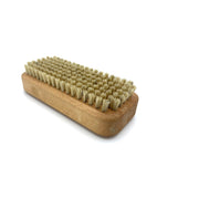 Dural Dural Hand & Nail Brush Pure Light Natural Bristles Short And Extra Stiff Beech Wood Nail Brush Dark Khaki