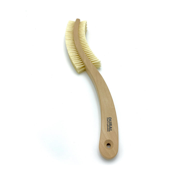 Dural Allo Bath Brush For Dry Massage Pure Natural Bristles Lacquered Beech Wood