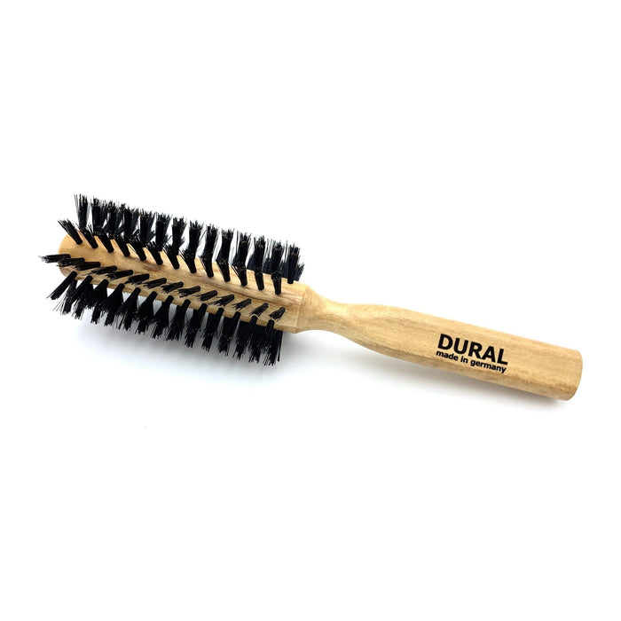 Dural Hair Brush Round Olive Wood Boar Bristles