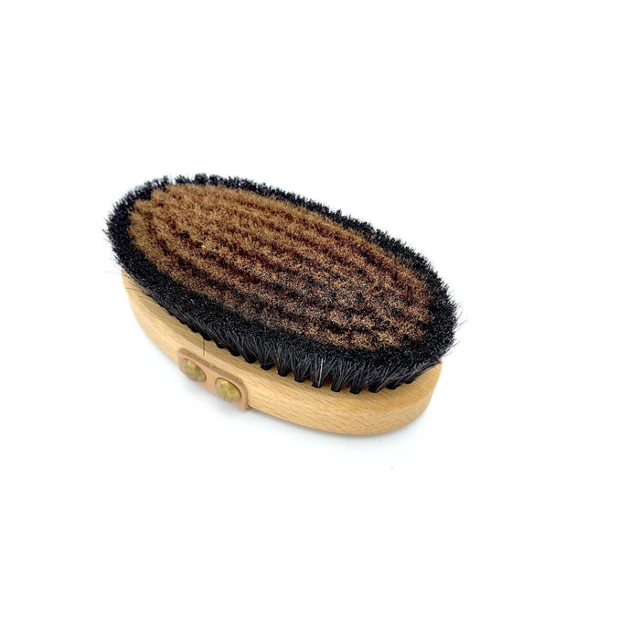 Dural Massage Brush For Dry Massage Fine Bronze Wire Horse Hair Oiled Beech Wood
