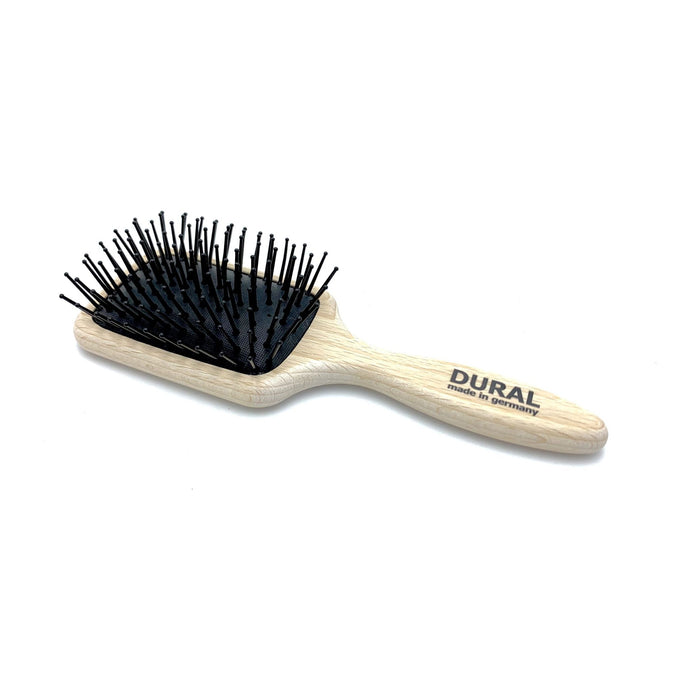 Dural Paddle Brush With Platic Pins Beech Wood