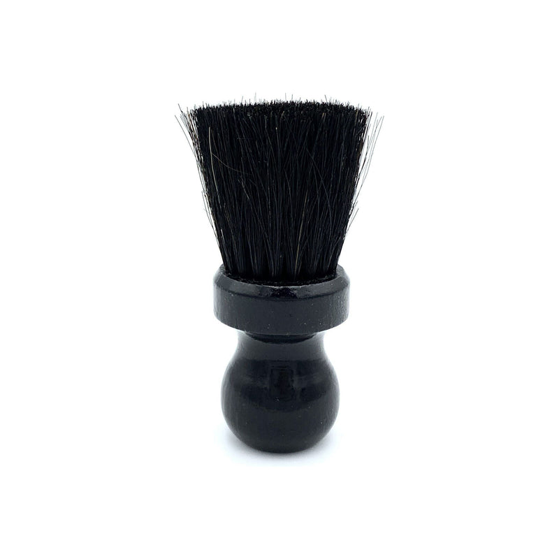 Dural Dural Neck Duster  Beech Wood Black Horse Hair Hair Brush Black