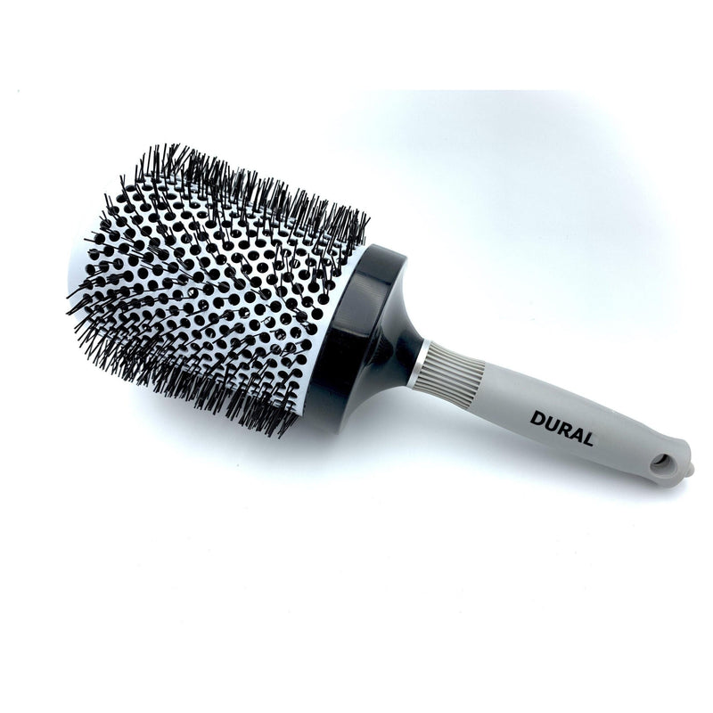 Dural Dural Ceramic Hot Curling Brush For Styling 80mm Heat Resistant Nylon Pins Hair Brush