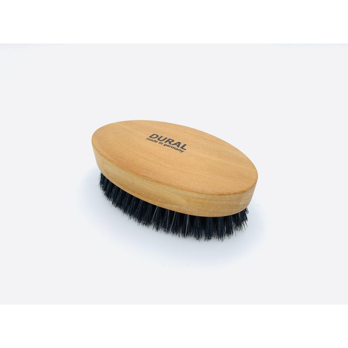 Dural Military Brush For Styling & Care Soft Natural Bristles Pear Wood