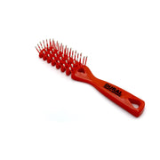 Dural Dural Hair Brush For Styling & Care Plastic Nylon Pins with Ball Tips Hair Brush Firebrick